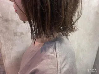 ショート カラー ヘアアレンジ stylist/蛯谷 珠里のヘアスタイル