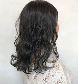 セミロング カラー hair salon Ranun髪質改善のヘアスタイル