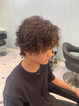 パーマ 似合わせ💗骨格矯正 💗透明感カラー💗のヘアスタイル