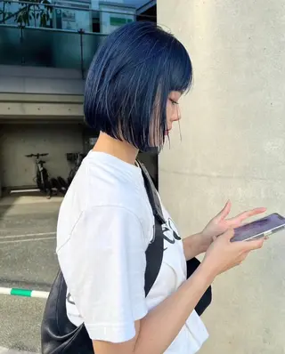 ショート カラー 🎀優姫 🎀  韓国レイヤーのヘアスタイル