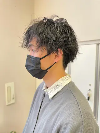 メンズ noa hair design 町田店所属・miyu♡̷̷ 韓国ヘア/顔まわりのヘアスタイル