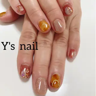 ネイル 手書きが得意🖌️ Y’s  nailのネイルデザイン