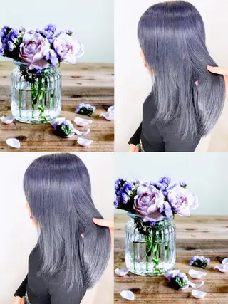 セミロング カラー 全店売上No.1🏆 ✨深江裕稀のヘアスタイル