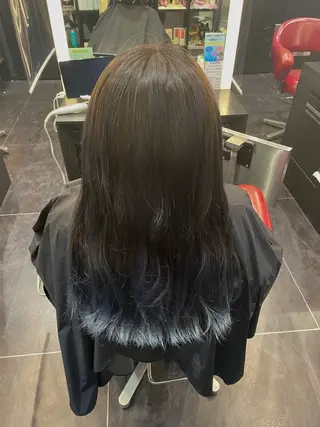 ロング カラー 森 亜紗美のヘアスタイル