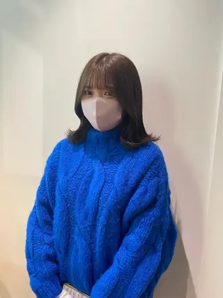 ミディアム カラー CURIO/南船場 /RIN💈🍎のヘアスタイル