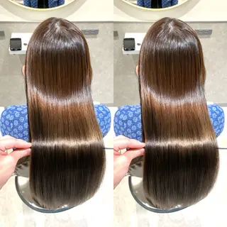 ロング カラー 銀座No.1髪質改善 縮毛矯正/本木のヘアスタイル