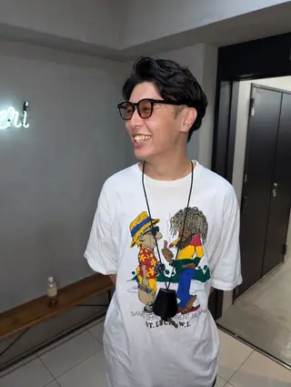 ミディアム パーマ カラー メンズ ヘアアレンジ 【韓国ヘア】 人気No.1/ユウキのヘアスタイル