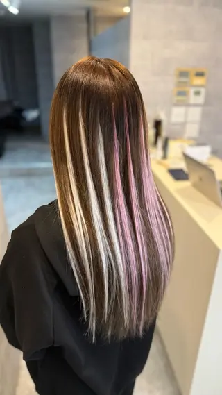 ロング REINA エクステ/ヘアセットのヘアスタイル