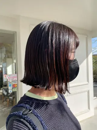 ミディアム 木村 架音のヘアスタイル