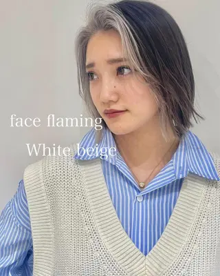 ミディアム カラー インナーカラー/レイ ヤーカット♡/マキシのヘアスタイル