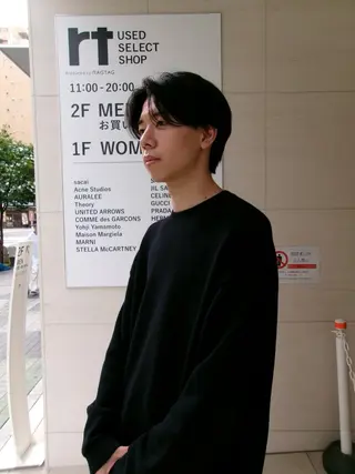 ショート garage.所属・吉田 慎冴/メンズパーマのヘアスタイル