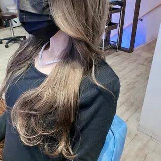 ロング 深澤 春樹のヘアスタイル