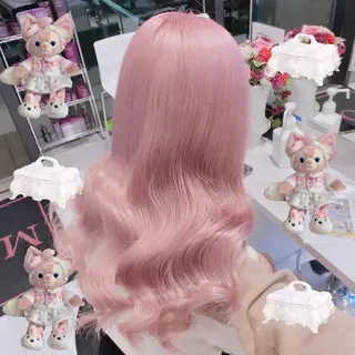 ロング 韓国ヘア特化💍 tiam💍ブリーチのヘアスタイル