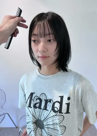 ミディアム 髪質改善/美髪縮毛矯 正のスペシャリストのヘアスタイル