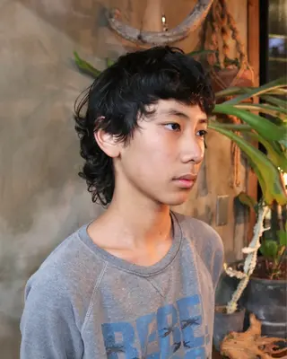 ミディアム メンズ 木村陸弥 似合わせ 透明感カラー🌿のヘアスタイル