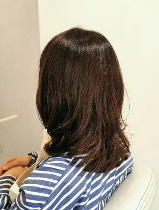 ミディアム パーマ カラー tenny調布 いしまつのヘアスタイル