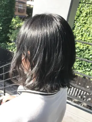 ミディアム カラー BEBE所属・ご新規様限定 透明感カラーKANAのヘアスタイル