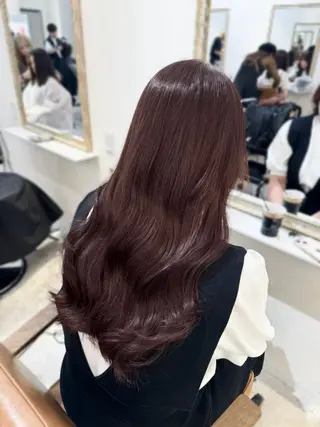 ロング カラー 赤み無し柔らかカラー 【梅田】madokaのヘアスタイル