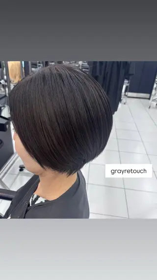 ショート カラー リコ🪐ハイライト モデル募集のヘアスタイル