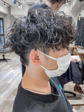 ショート パーマ メンズ amie高崎所属・高崎メンズパーマ 髪質改善TAKEのヘアスタイル