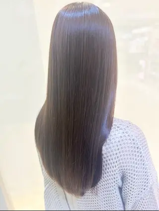 ロング カラー 髪質改善/縮毛矯正 ササキナツミのヘアスタイル