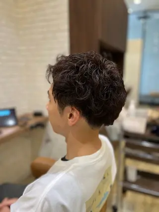 パーマ メンズ VISAGE unir所属・岩橋 華織のヘアスタイル