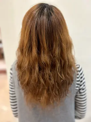 パーマ 津田 莉央奈🫧‪のヘアスタイル