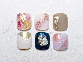 ネイル ˚✧₊⁎ akane⁎⁺˳✧༚のネイルデザイン