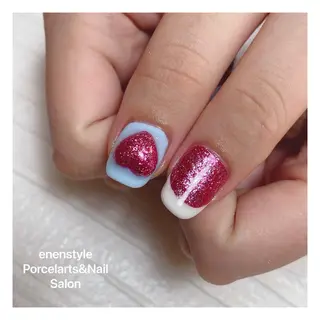 ミディアム ネイル 👑enen style👑のネイルデザイン