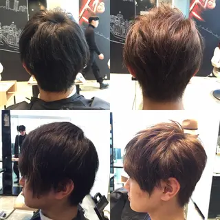 ショート カラー メンズ Re:ta KANZOのヘアスタイル
