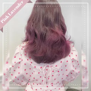 セミロング カラー LOTTA CUCCI所属・miyu /トレンド カラー×艶髪のヘアスタイル