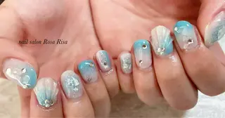 ショート ネイル ネイルスタジオ シェイクユアハンズのネイルデザイン