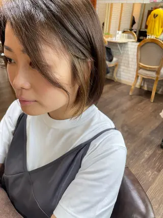 ショート カラー 髪質改善カラー💛 NANOHAのヘアスタイル