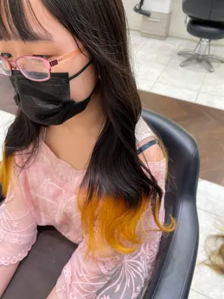 ロング GOAT_茅ヶ崎 キシ サクラのヘアスタイル