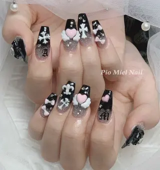 ネイル HANA 長さだしのネイルデザイン