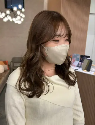 セミロング パーマ/カット /名古屋/Ayakaのヘアスタイル