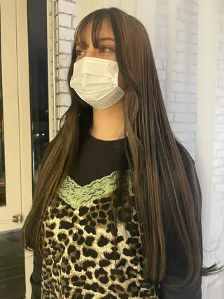 ロング カラー 艶ハイトーン👑♡ NATSUKIのヘアスタイル