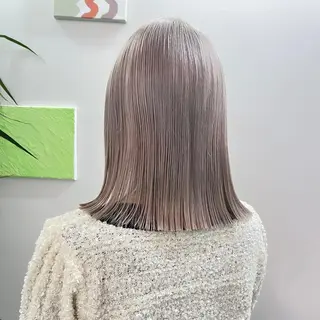 ショート カラー ヘアアレンジ 🧨ブリーチー×ボブ レイヤー💎じゅえるのヘアスタイル