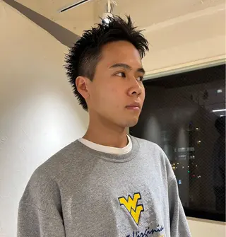 メンズ 横浜/ショート/ レイヤーカットのヘアスタイル