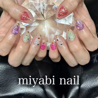 ネイル miyabi nail 桂川駅近くのネイルデザイン