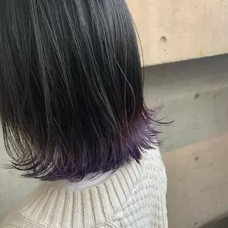 ミディアム 透明感カラー 金村真子のヘアスタイル