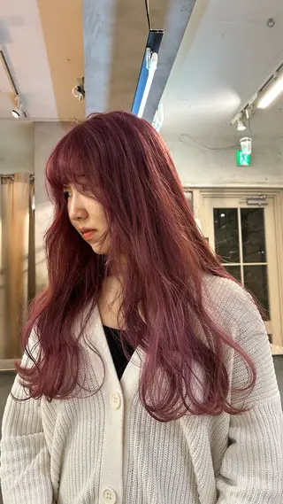 ロング カラー じゅわっと暖色カラー 🍊Moemiのヘアスタイル