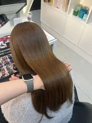 ロング 韓国風顔まわり/ベー ジュ/マツエク♡美咲のマツエク・マツパデザイン