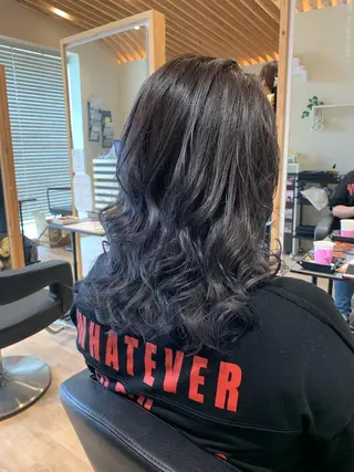 ロング カラー 関口 友行のヘアスタイル