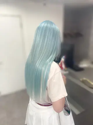 ロング カラー ハイトーンエクステ 🎩カズキ🎩のヘアスタイル