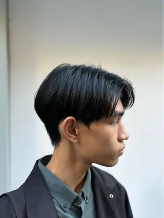 ショート パーマ メンズ 韓国メンズヘア/ ダウンパーマ/歩夢のヘアスタイル