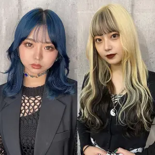 ロング カラー SHURI❤️‍🔥 中/韓mix ♡のヘアスタイル