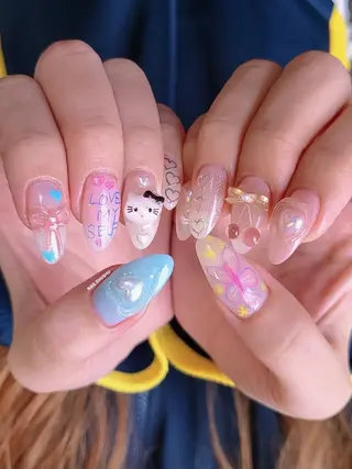 ネイル 3dパーツ/流行り 👧shushu❤️のネイルデザイン