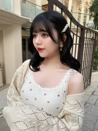 カラー ayaka♡ 柔らかカラーのヘアスタイル