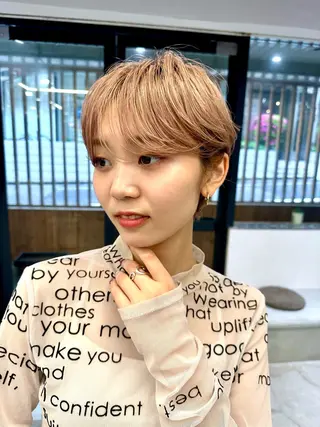 ショート 骨格診断で絶対可愛い ✨丸みショート✨凌弥のヘアスタイル